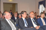 Peter Schoener mit den Generalkonsulen aus Griechenland, Italien und Ungarn